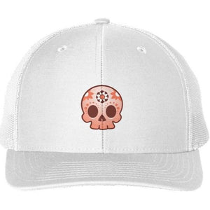 Skull Design Snapback Cap