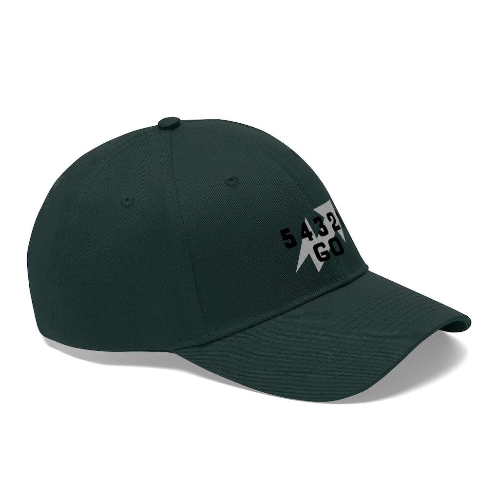 5 4 3 2 1 GO Inspiring Twill Hat