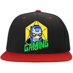 Gaming  Head Flat Bill High-Profile Snapback Hat