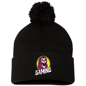 Gaming Pom Pom Knit Cap