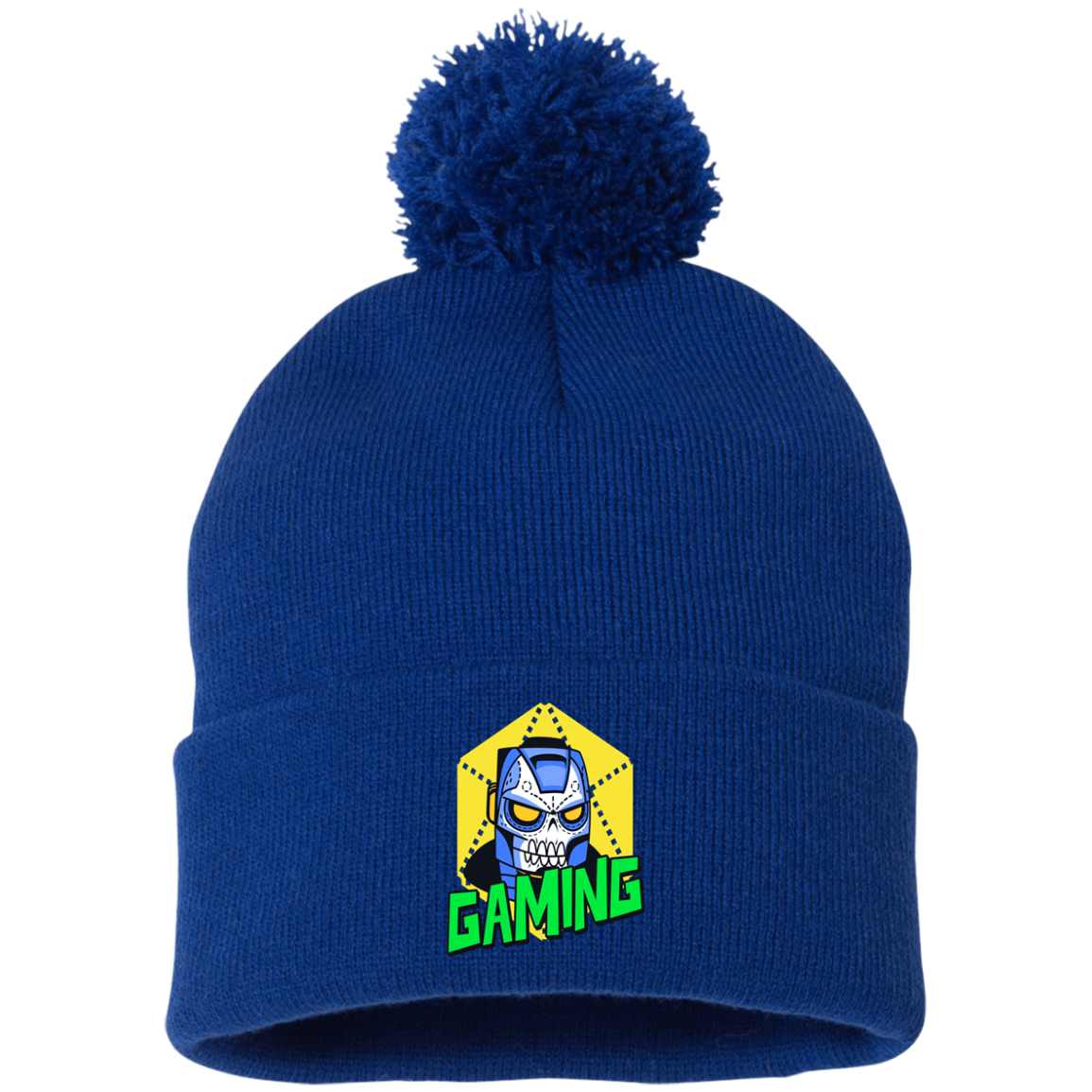 Gaming  Pom Knit Cap