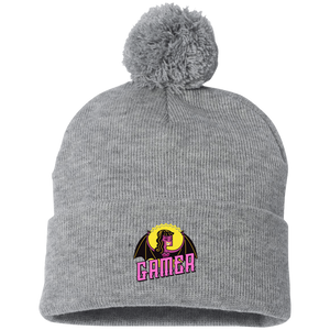 Gamer Vampire Pom Pom Knit Hat