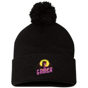 Gamer Vampire Pom Pom Knit Hat