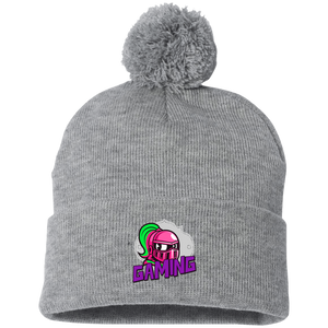 Gaming Pom Pom Knit Cap