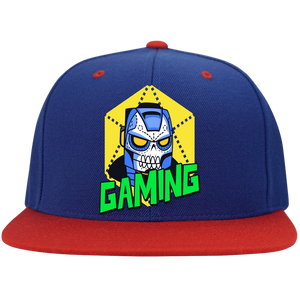 Gaming  Head Flat Bill High-Profile Snapback Hat