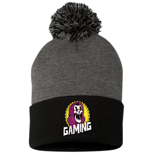 Gaming Pom Pom Knit Cap