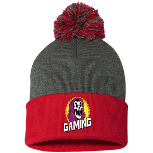 Gaming Pom Pom Knit Cap