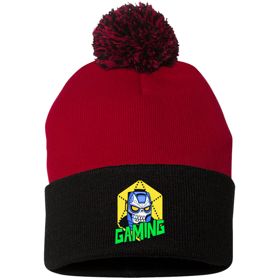 Gaming  Pom Knit Cap