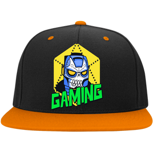 Gaming  Head Flat Bill High-Profile Snapback Hat