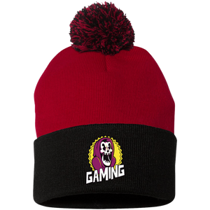 Gaming Pom Pom Knit Cap