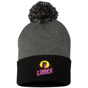 Gamer Vampire Pom Pom Knit Hat