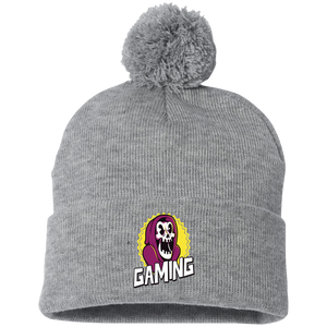 Gaming Pom Pom Knit Cap