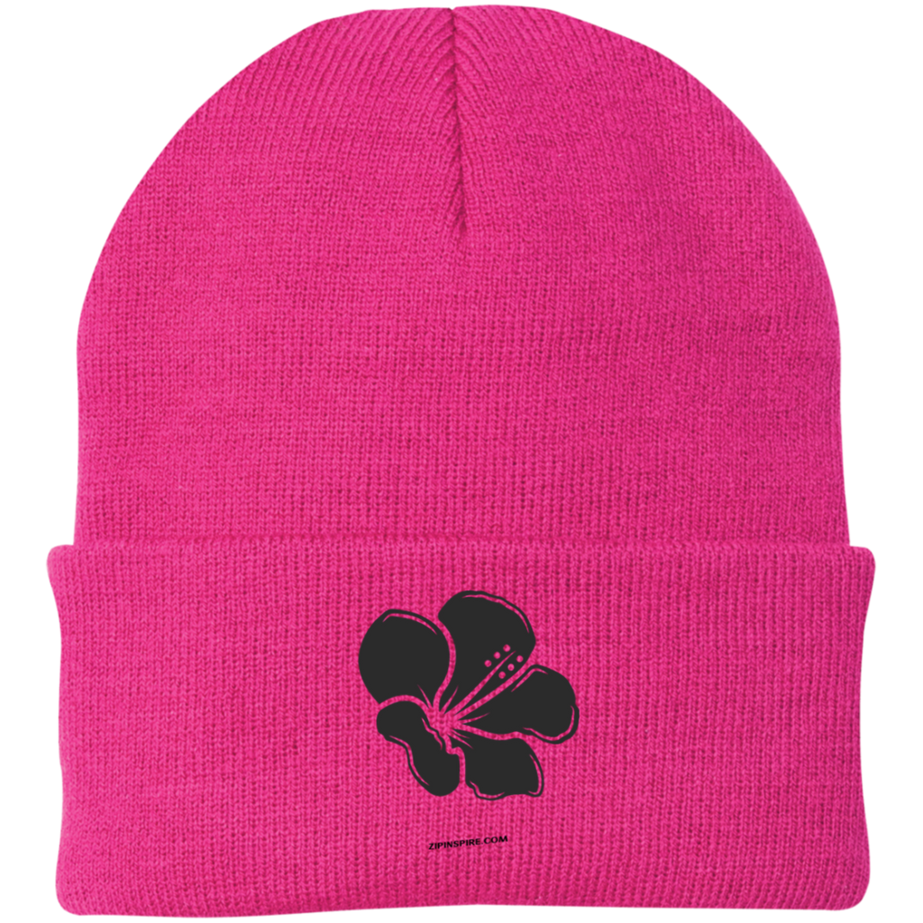 Hibiscus Flower Wealth & Love - Knit Beanie