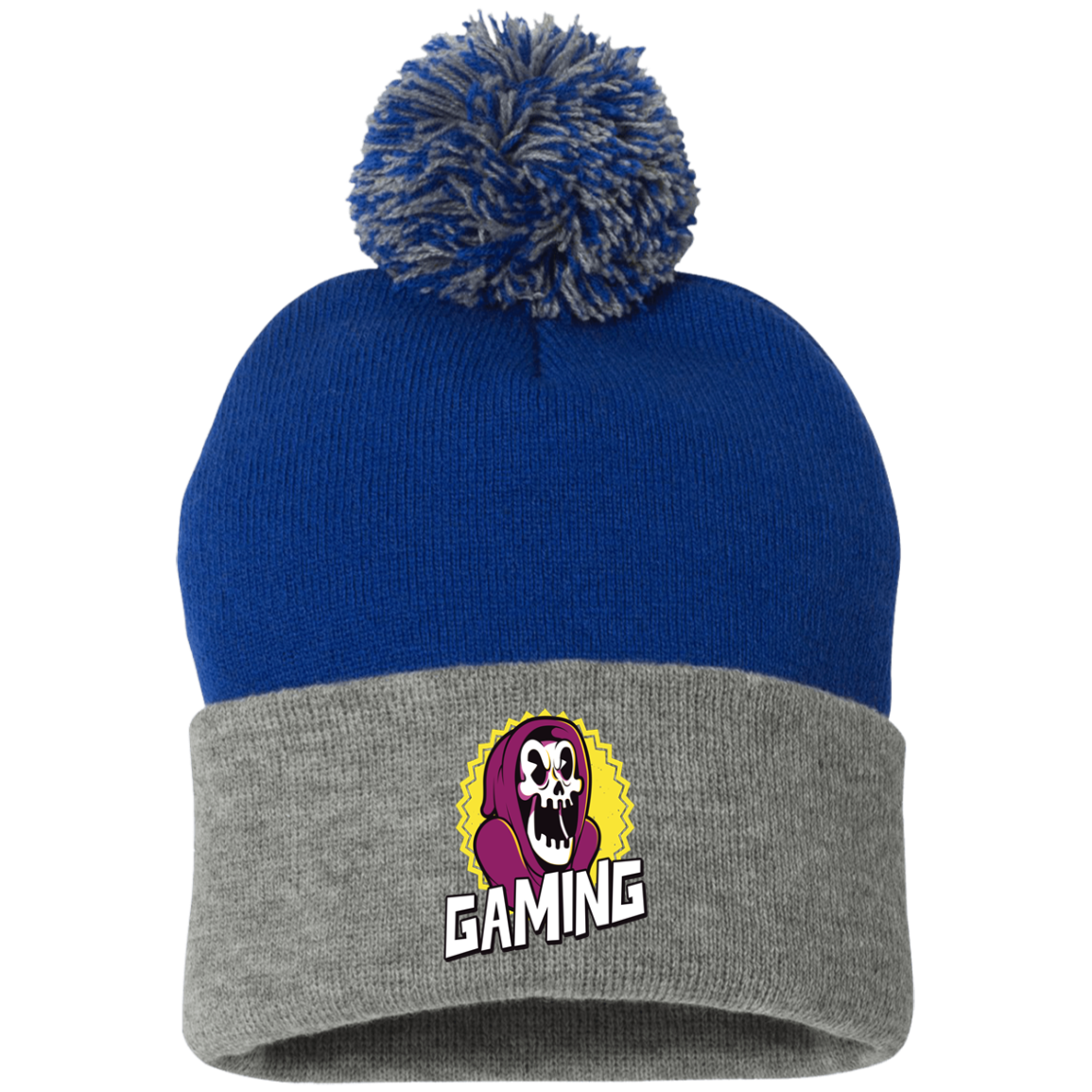 Gaming Pom Pom Knit Cap