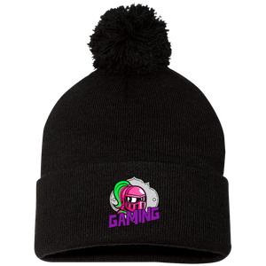 Gaming Pom Pom Knit Cap