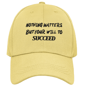 Will to succeed cap