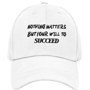 Will to succeed cap