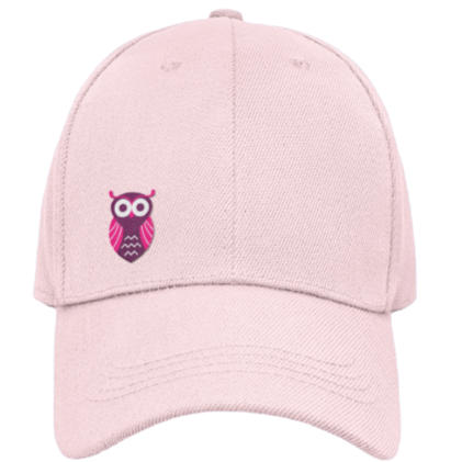 inspiring owl hat cap pink