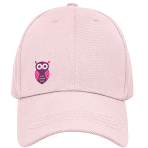 inspiring owl hat cap pink