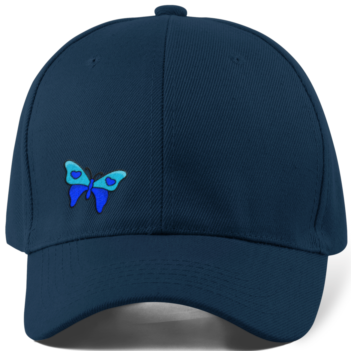 inspiring butterfly hat cap navy