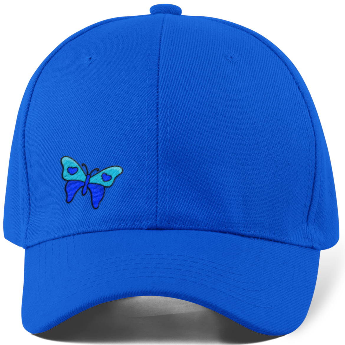 inspiring butterfly hat cap blue