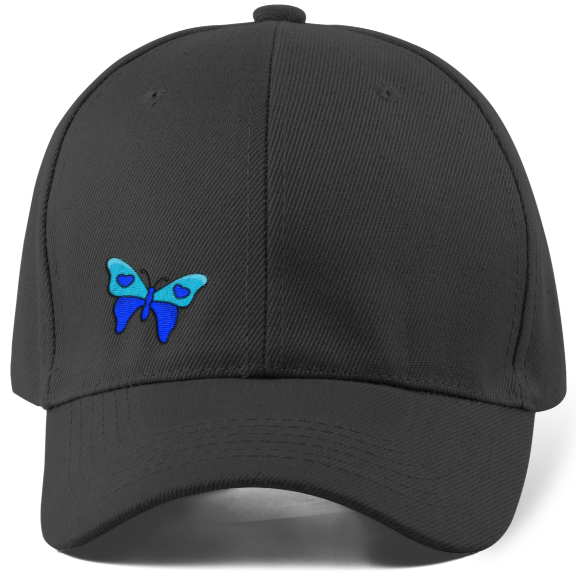 inspiring butterfly hat cap grey