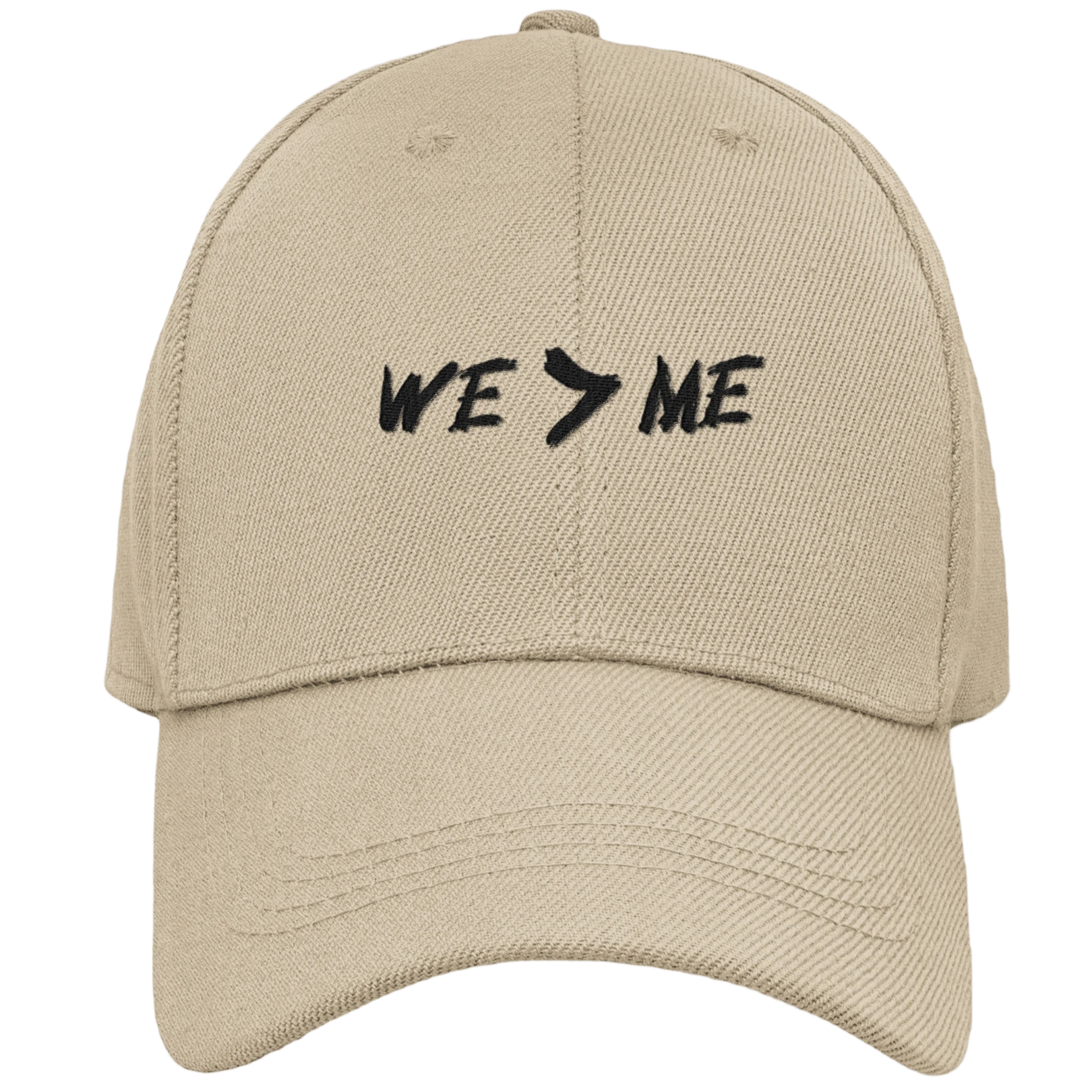 WE > ME Soft baseball cap