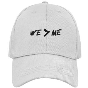 WE > ME Soft baseball cap