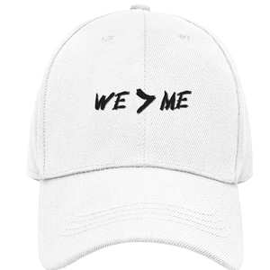 WE > ME Soft baseball cap